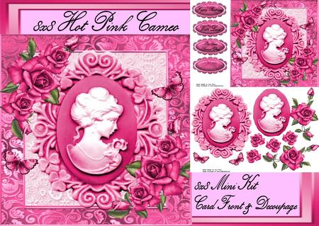 Hot Pink Cameo 8x8 Mini Kit