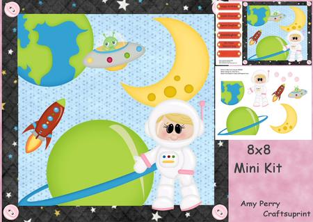 Space Girl 8x8 Mini Kit
