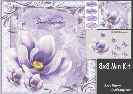 Beautiful Lilac Flowers 8x8 Mini Kit