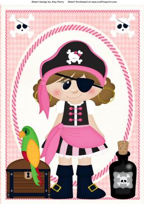 Yo-ho-ho Female Captain of the Ship A4