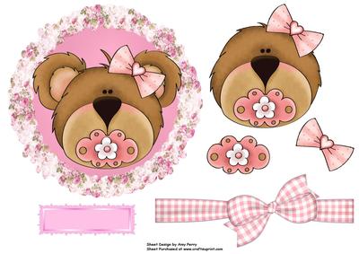 Cute Baby Bear with Dummy Topper