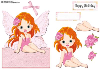 Beautiful Pink Fairy Over the Edge