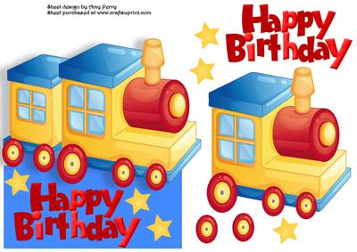 Yellow Toy Train Over the Edge