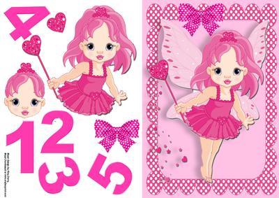 Beautiful Pink Fairy 1-5