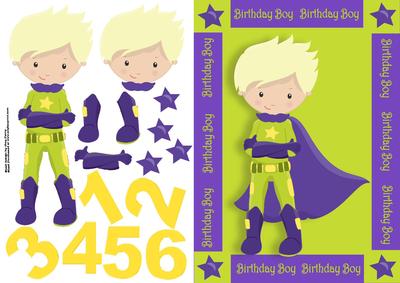 Blonde Super Boy Posing 1-6