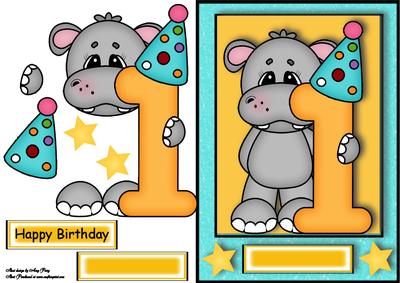 Happy 1st Birthday Hippo