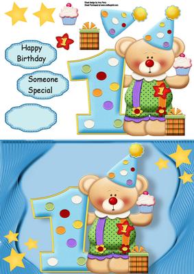 Happy 1st Birthday Bear