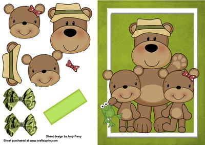 Cute Bear Family