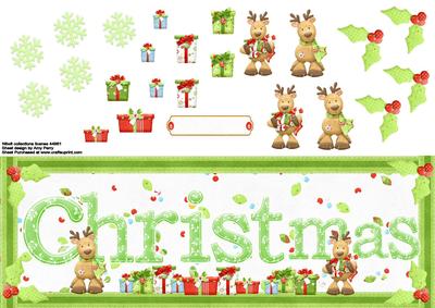 Christmas Writing with Reindeers