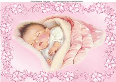 Gorgeous Baby Girl A4