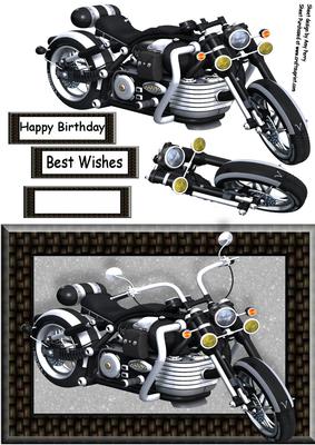 Beautiful Black Motorbike