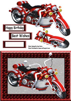 Beautiful Red Motorbike