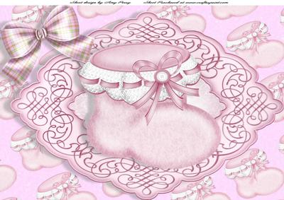 Baby Girl Pink Bootie A4