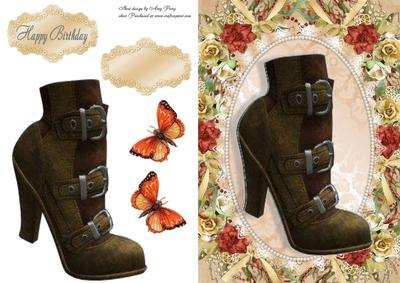 Beautiful Brown Vintage Boot