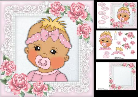 Beautiful Baby Girl 8x8 Mini Kit