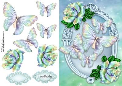 Beautiful Pastel Butterflies
