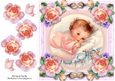 Beautiful Baby Girl 8x8