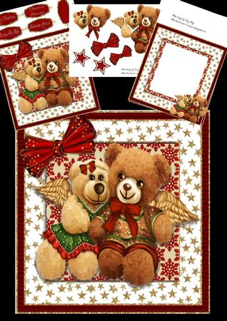 Adorable Teddy Bears 8x8 Mini Kit
