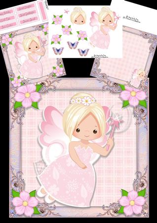 Beautiful Blonde Fairy 8x8 Mini Kit