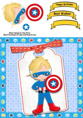 Super Hero in Tag 8x8