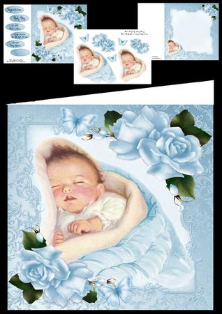 Beautiful Baby Boy 8x8 Mini Kit
