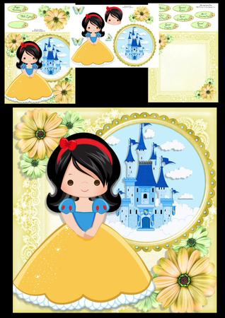 Colourful Princess 8x8 Mini Kit