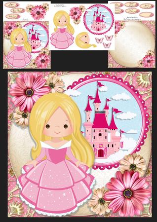 Pretty in Pink Princess 8x8 Mini Kit