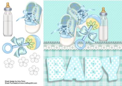 Baby Boy Bits & Bobs 8x8
