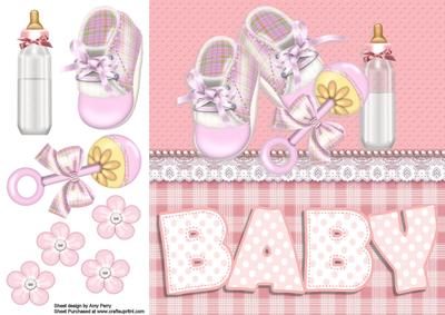 Baby Girl Bits & Bobs 8x8