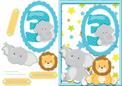 Happy 3rd Birthday Elephant & Lion