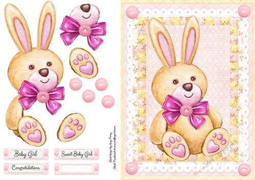 Cute Pink Bunny