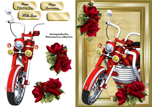 Beautiful Red Motorbike 