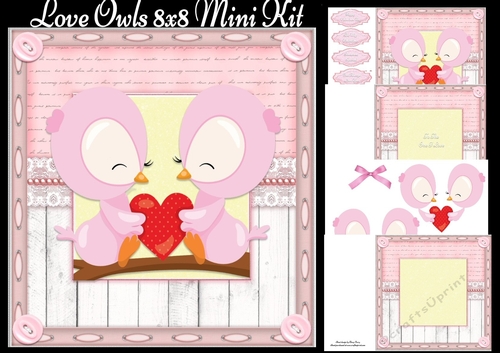 Love Owls 8x8 Mini Kit
