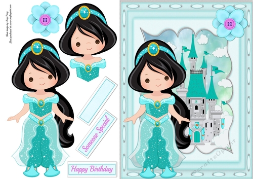 Beautiful Princess With Dark Hair