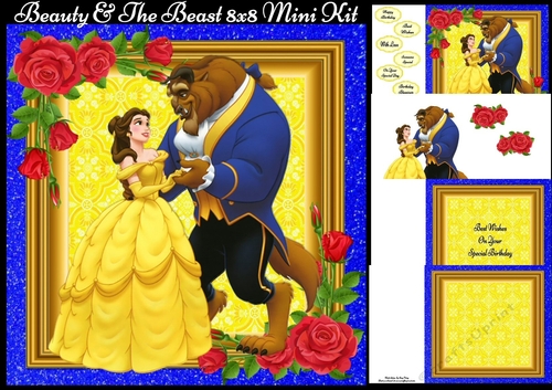 Beauty & The Beast 8x8 Mini Kit