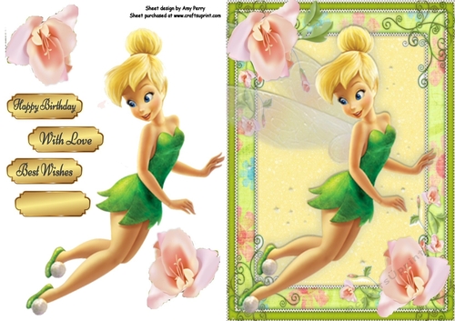 Pretty Little Fairy In Green Dress
