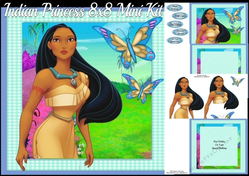 Indian Princess 8x8 Mini Kit