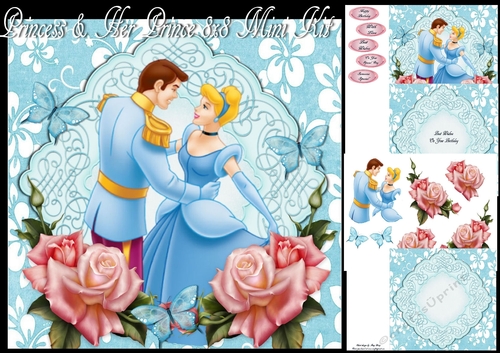 Princess & Her Prince 8x8 Mini Kit