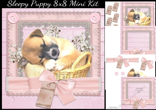 Sleepy Puppy 8x8 Mini Kit