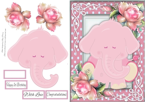 Gorgeous Pink Elephant