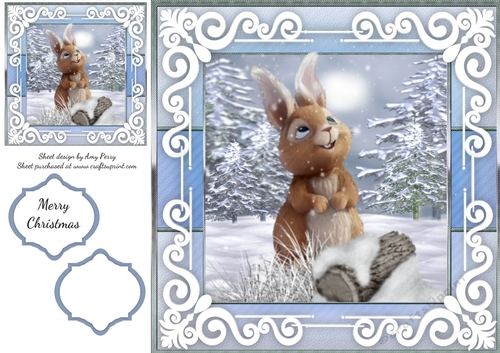 Gorgeous Brown Bunny 8x8