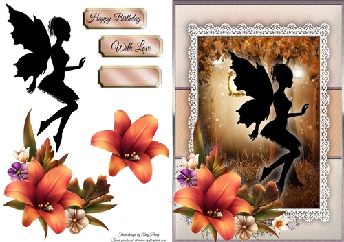 Beautiful Fairy Silhouette 