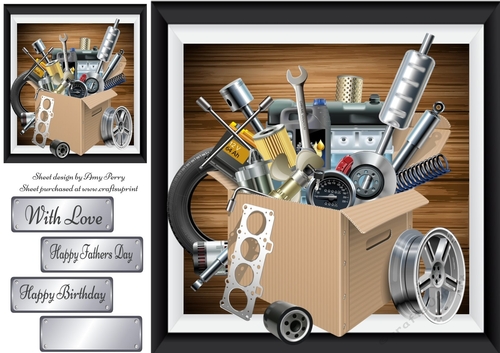 Car Bits In A Box 8x8
