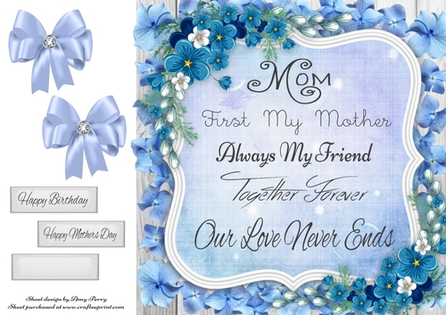 Mom Always My Friend 8x8