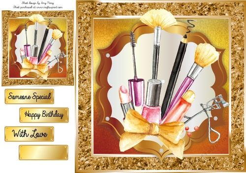 Golden Make Up Collection 8x8