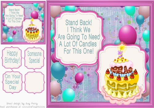 Need More Candles Humor 2 8x8