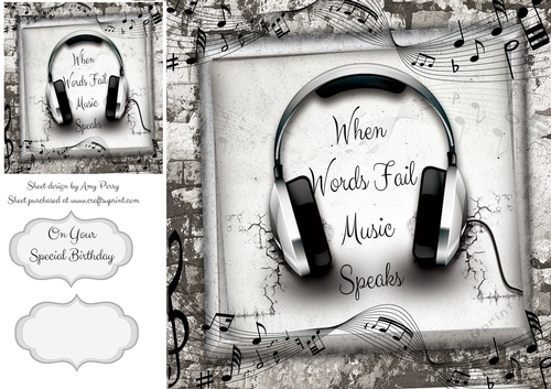 When Words Fail Music Speaks 8x8