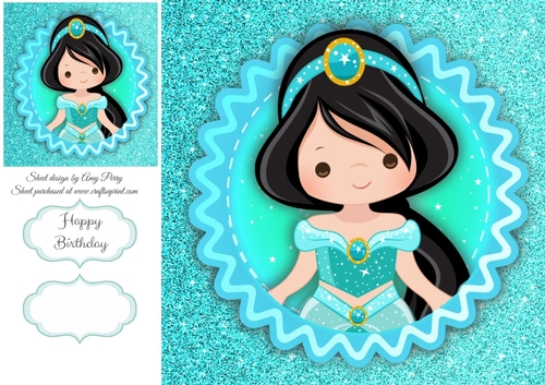 Beautiful Disney Princess 4 8x8