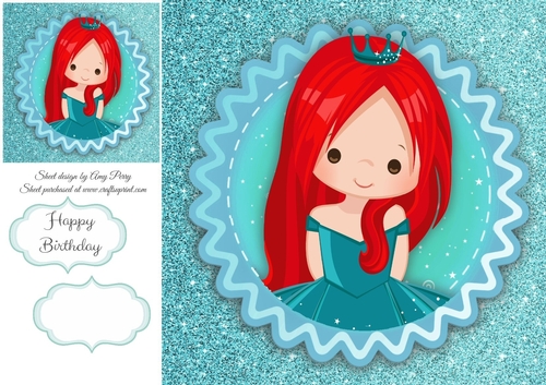 Beautiful Disney Princess 6 8x8