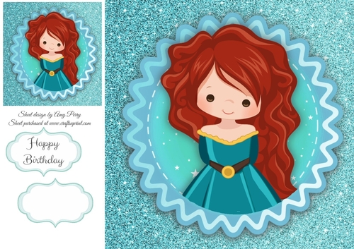 Beautiful Disney Princess 7 8x8